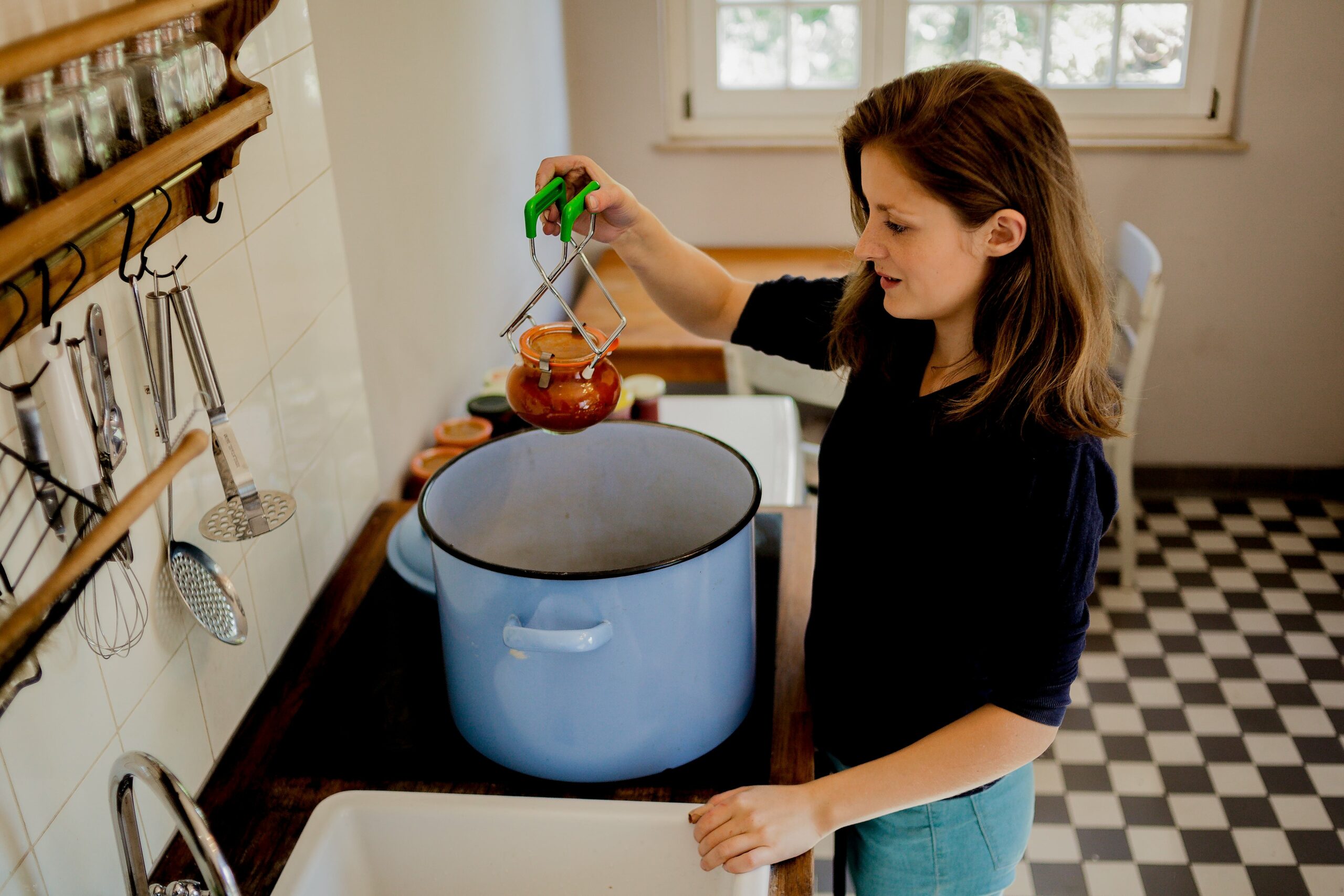 Tomatensauce einkochen